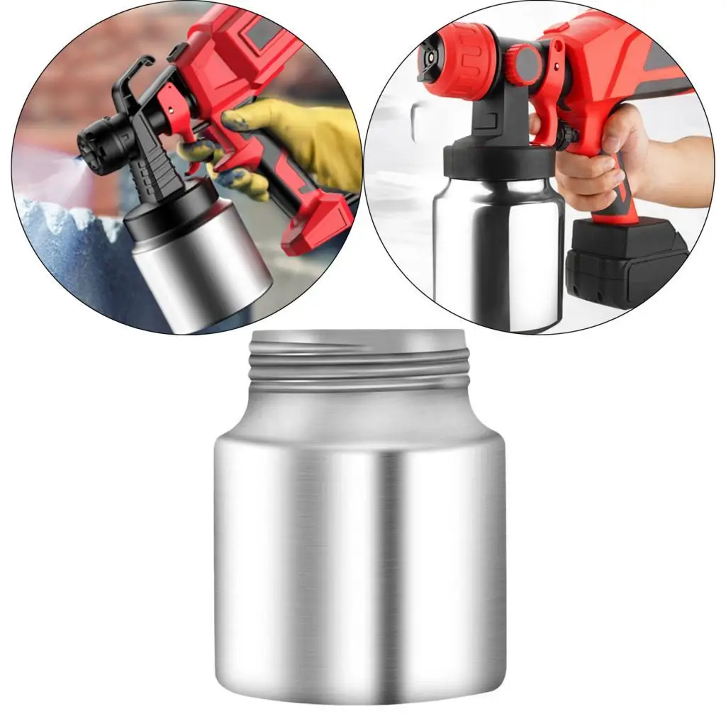 Recipiente de Pulverizador de Pintura Elétrica para Cerca Máquina de Pulverização Portátil Fácil de Limpar 1000ml