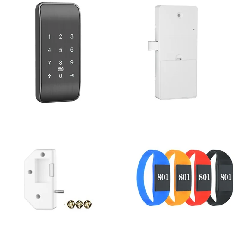 

ABMF-Wireless Access Control Digital Keypad Phone/RFID/Card Password Cabinet Lock For Lockers