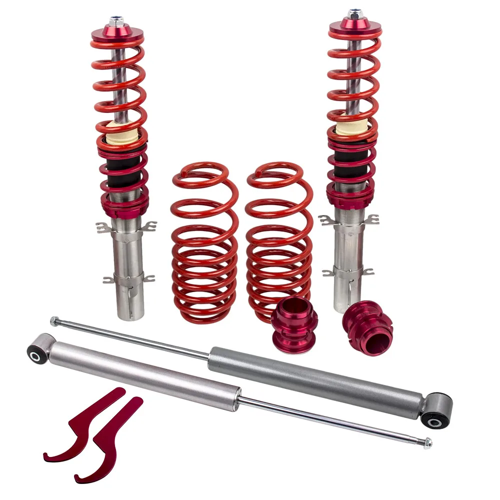 

Coilovers For VW Golf MKIV MK4 1J1 Seat Leon 1M1 1.8T 1.9 TDi 2.3V5 Suspension Lowering Shock Struts Suspension Shock Springs