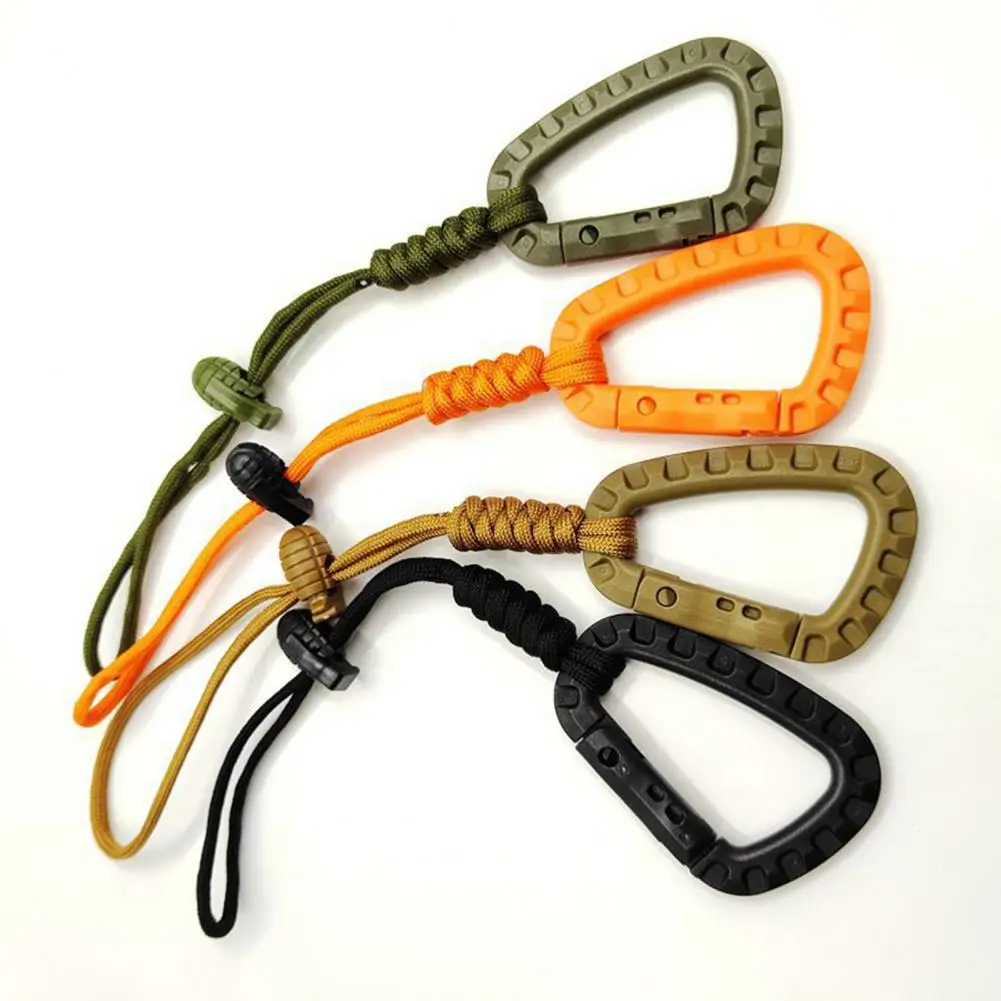 Anti-lost Hand Strap Lanyard Carabiner Round Cord Lanyard With Safety Breakaway Buckle Detachable Buckle Anti-lost Lanyard