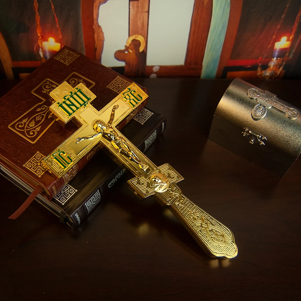 Orthodoxe griechische Kreuz Segen Kreuz Articulos Religio sos Catolicos Kirche Dekoration Cruz Brust