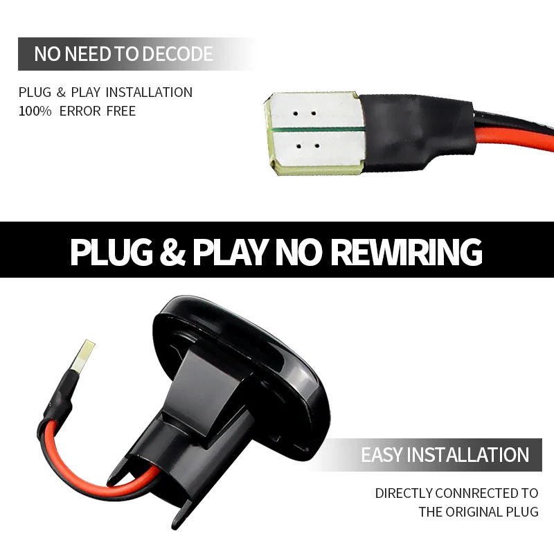 2 قطعة LED بدوره إشارة الجانب ماركر ضوء مكرر مصباح لأودي A3 8L A4 8D A8 D2 مقعد قرطبة 6K إيبيزا Mk3 ليون 1M1 توليدو IV