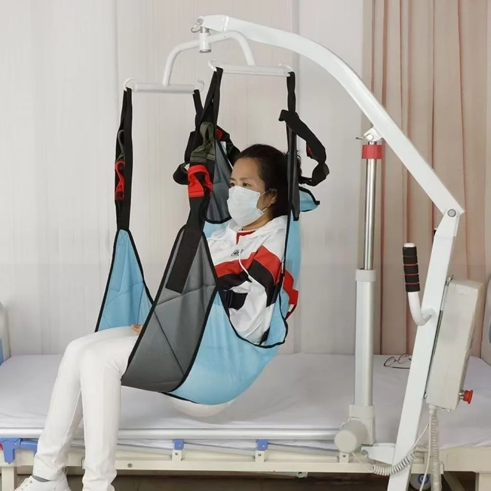 Rehabilitation Equipment Lift Machine Hoist Lifter Transfer for Disabled People Crane Medical Lift Sling Transfer Belt