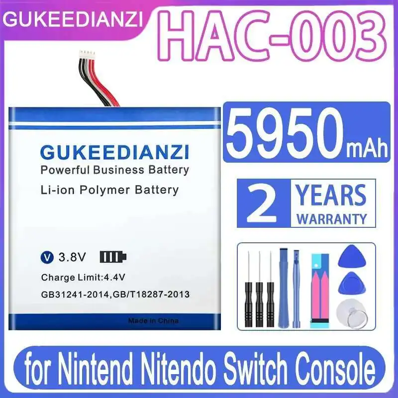 

Аккумулятор для консоли Switch 5950 мАч для консоли Nintendo Nitendo Switch, модель HAC-003