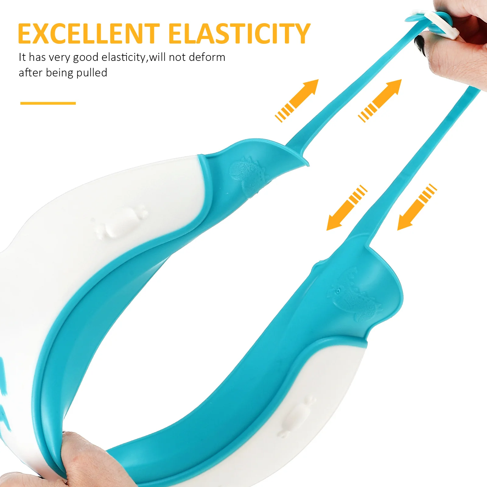 4 قطع من قبعات استحمام الطفل على شكل ديناصور، قبعات غسيل الشعر القابلة للتعديل، درع غسيل الشعر، وقت الاستحمام، قبعة شامبو للأطفال #3