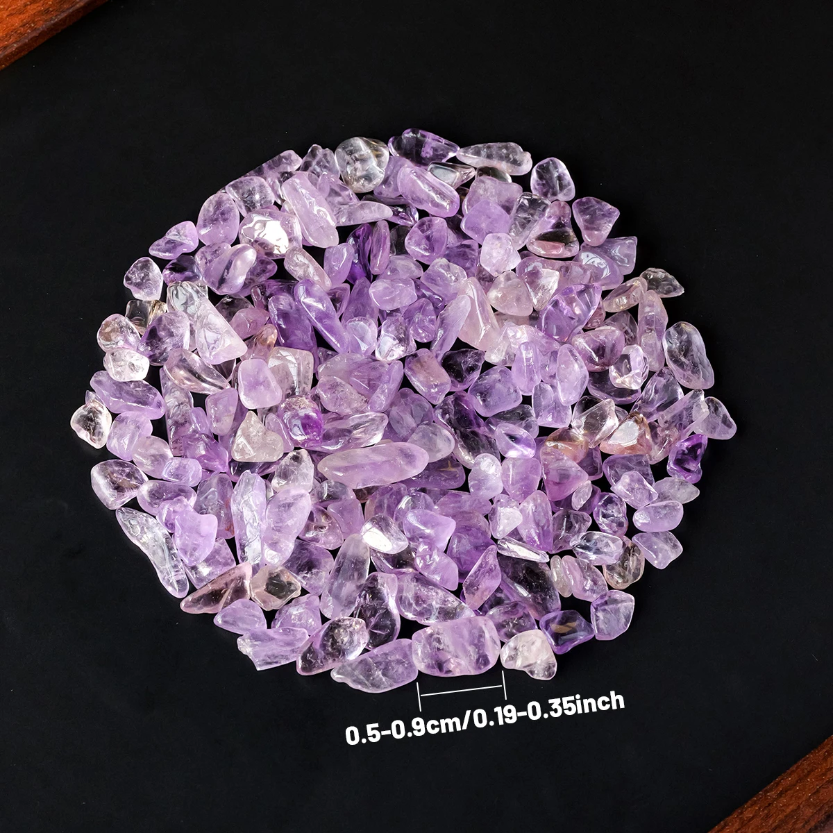 100g Natural Dreamy Amethyst Crushed Stones Brazilian Amethyst Cleansing Stones Mini Landscape Fish Tank Home Office Decoration