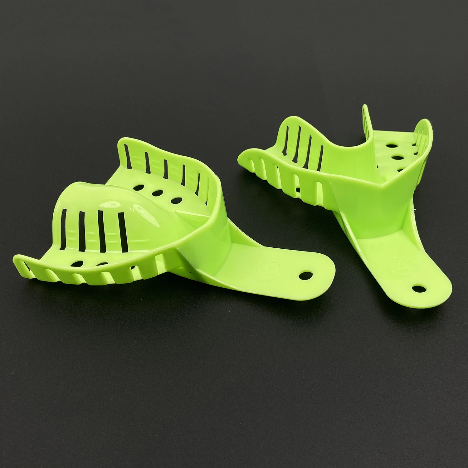 10pcs/Set JOLANT Dental Plastic Impression Trays Perforated Autoclave Tooth Holder Adult and Children Dentistry Clinic Materials