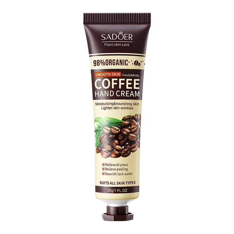 1/2/3/5pcs SADOER Coffee Hand Cream Sets Moisturizing Nourishing Brightening Hydrating Hands Skin Care Products