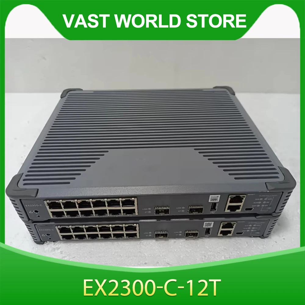 High reliability 1PCS  12-port Gigabit Power Supply Enterprise Gigabit Switch EX2300-C-12T