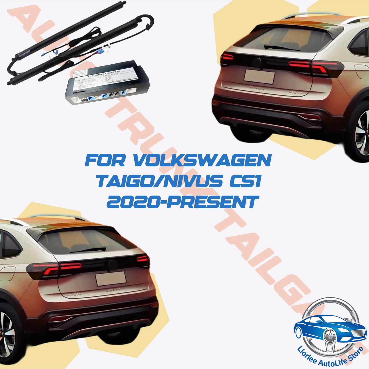 For Volkswagen Taigo/Nivus CS1 2020-present Car Power Trunk Lift Electric Hatch Tail gate Strut Auto Rear Door Actuator