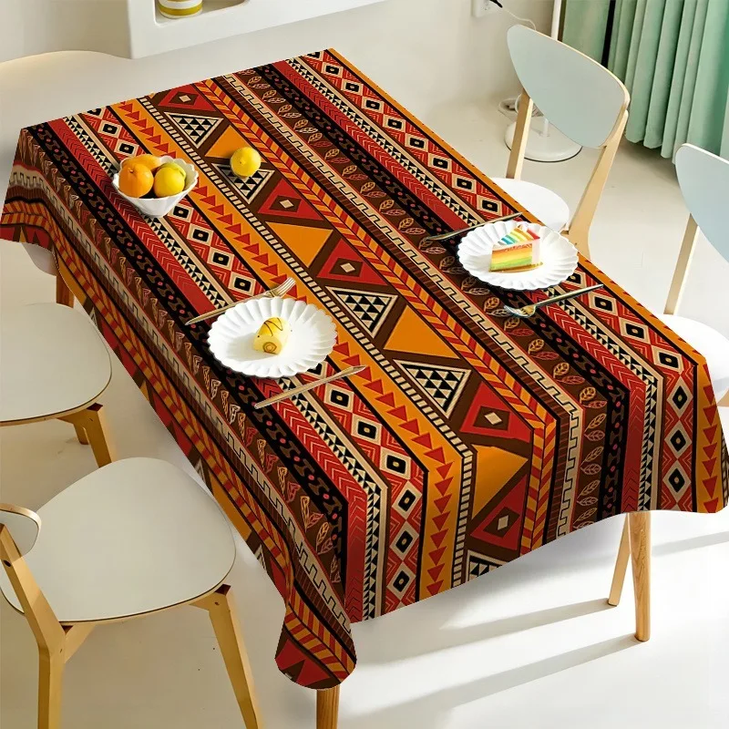 With ethnic-style geometric patterns as the design, it exudes a strong sense of exotic cultural charm.