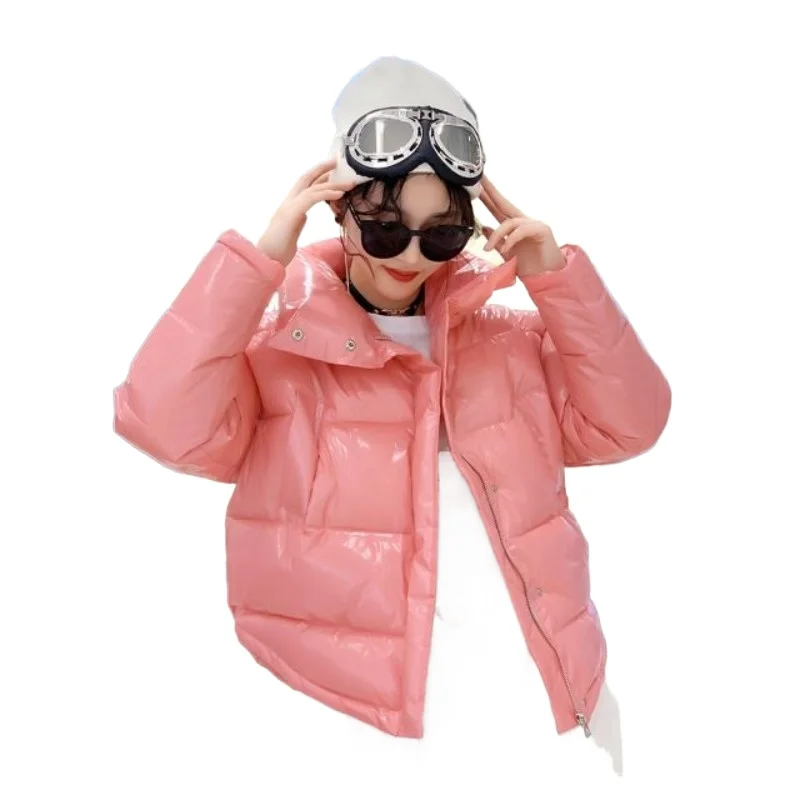 

Зимняя куртка на хлопковой подкладке European Station, утолщенная куртка на хлопковой подкладке ярких линий, короткий женский пуховик