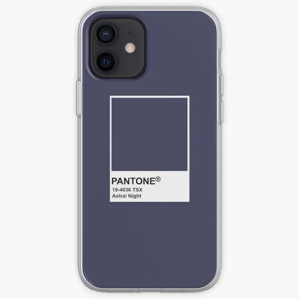 Pantone Astral Night Color Swatch Iphone  Phone Case Customizable for iPhone X XS XR Max 11 12 13 14 Pro Max Mini 6 6S 7 8 Plus