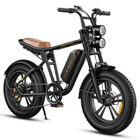 ENGWE M20 Electric Bike 750W Powerful Motor 48V13AH Dual Battery Electric Bicycle 20-Inch Fat Tire Off-road mountain E Bike