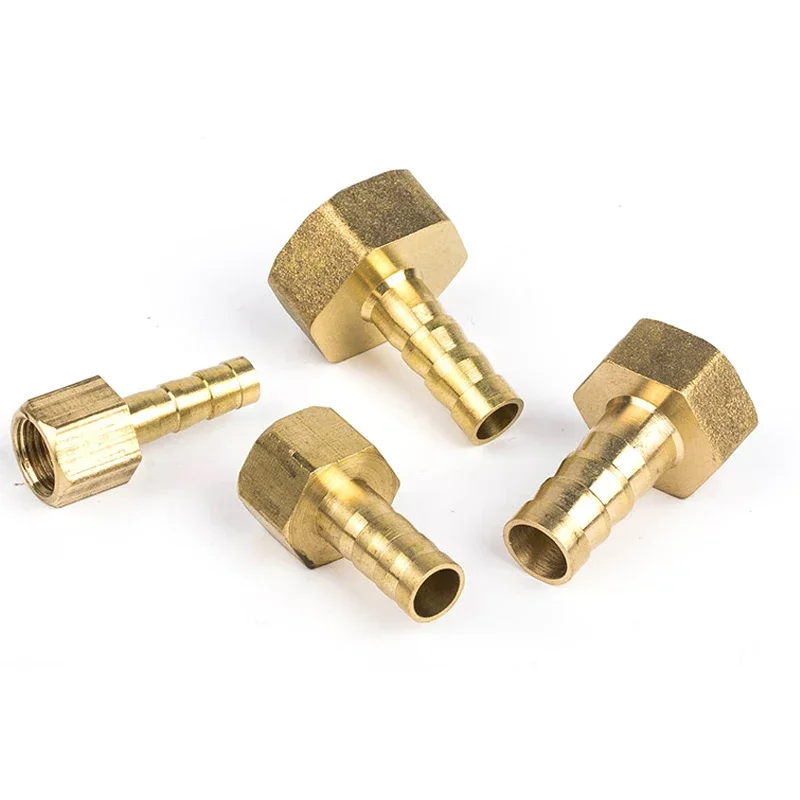 Pagoda connector 6 8 10 12 14mm hose barb connector, BSP  hose tail thread 1/8 1/4 3/8 1/2 brass water pipe fittings