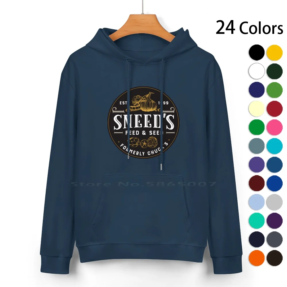 Sneed's Feed & Seed Pure Cotton Hoodie Sweater 24 Colors Sneeds Feed And Seed The Formerly Chucks Tomacco Explained Meme Funny