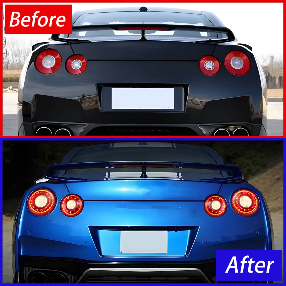 High Quality LED Car Taillights Plug and Play Auto Rear Back Lamps Assembly Hot Sale Accessories For Nissan GT-R 2007-2023