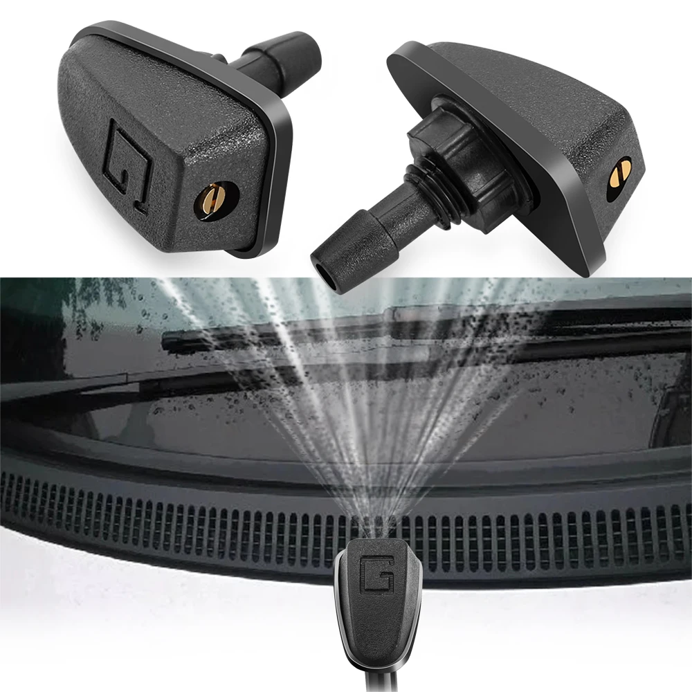 Universal Car Windscreen Washer Jet Nozzles for Toyota 4 Runner 86 AGYA ALLION Alphard Altezza Aristo Ascent Auris Avalon