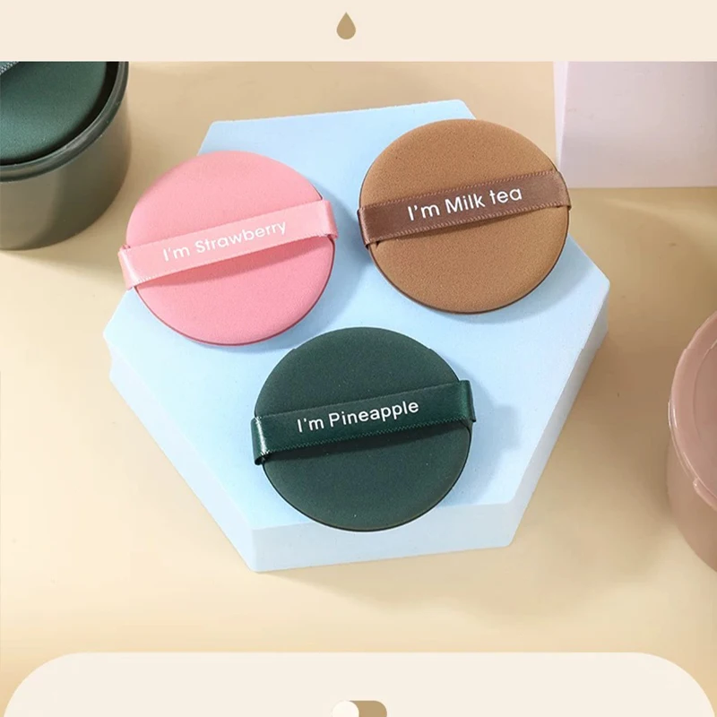 5pcs Strawberry Cosmetic Puff Set Double Side Women Soft Makeup Sponge Beauty Make Up Multicolor Powder Tools