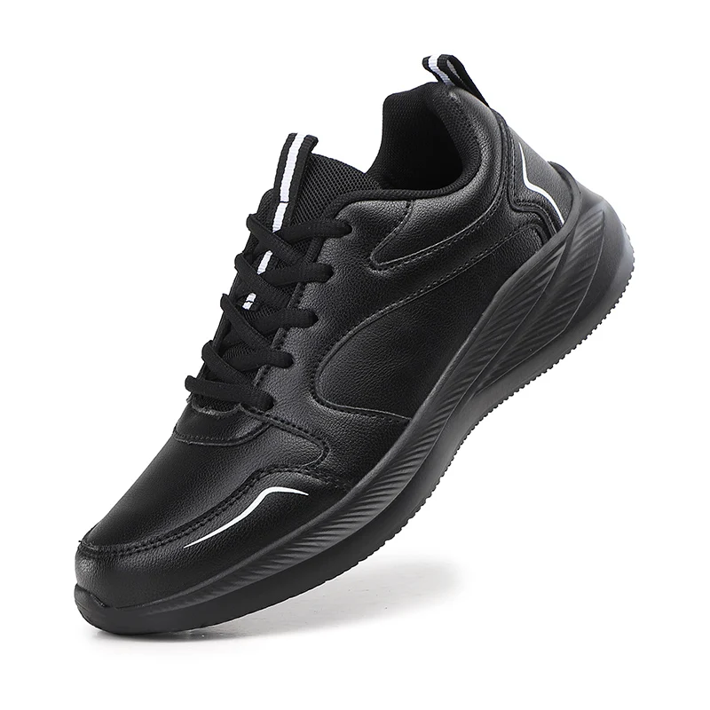 Women's Black White Golf Walking Shoes Office Lady Body Shaping Comprehensive Sneakers Female Tennis Sports Running Trainers