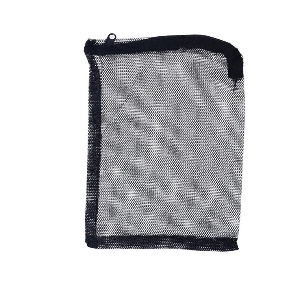 Filter Supplies Isolation Bag Nylon Filter Bag Pond Media Reusable Filter Net Bag for Aquarium Fish Tank Black Mesh Zip Net Bag