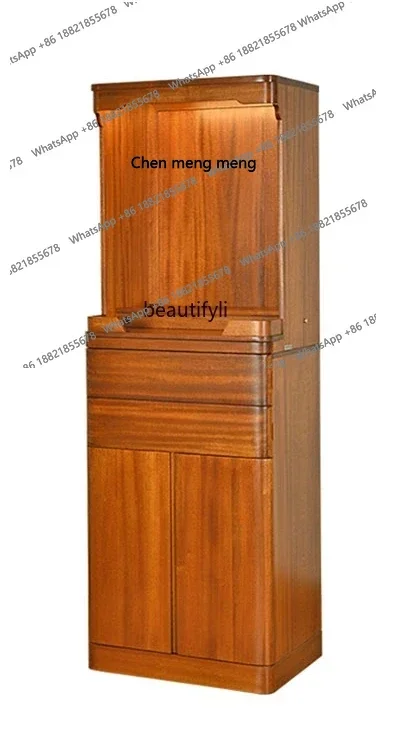 z183   Ping An Buddha Cabinet Clothes Closet Modern Simple Solid Wood Worship Guanyin God of Wealth Simple Style All-Matching