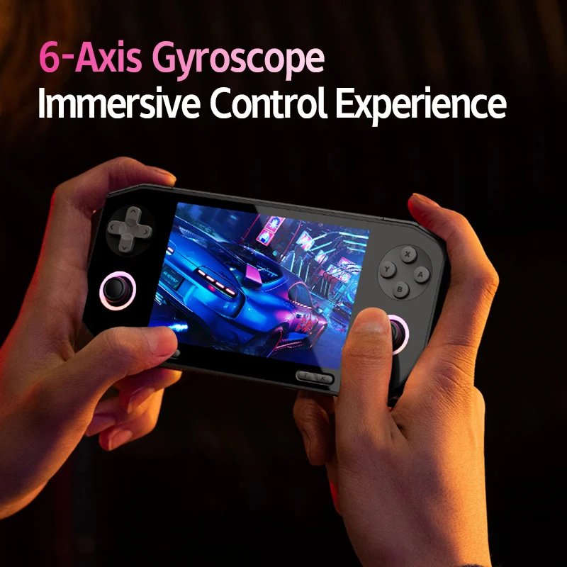 NEW GameMT EX8 4.88-inch HD 1620x1080 Screen Android14 MediaTek Helio G99 Octa-core Retro Handheld Game Console 6-axis Gyroscope