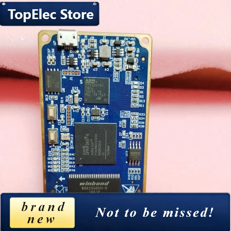 TopElec 1PCS Xilinx Spartan-6 Fpga STM32F407IG XC6SLX16-2FTQ256 STM32H750 Development Board