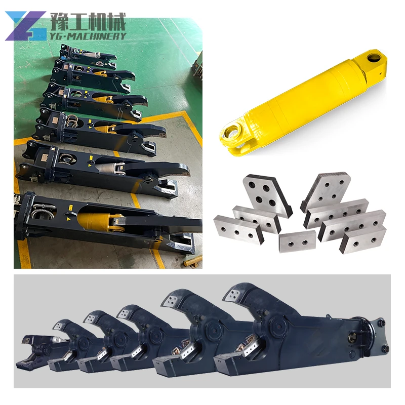 YG 600mm Max Opening Excavator Hydraulic Rotary Shear with Large Shear Force