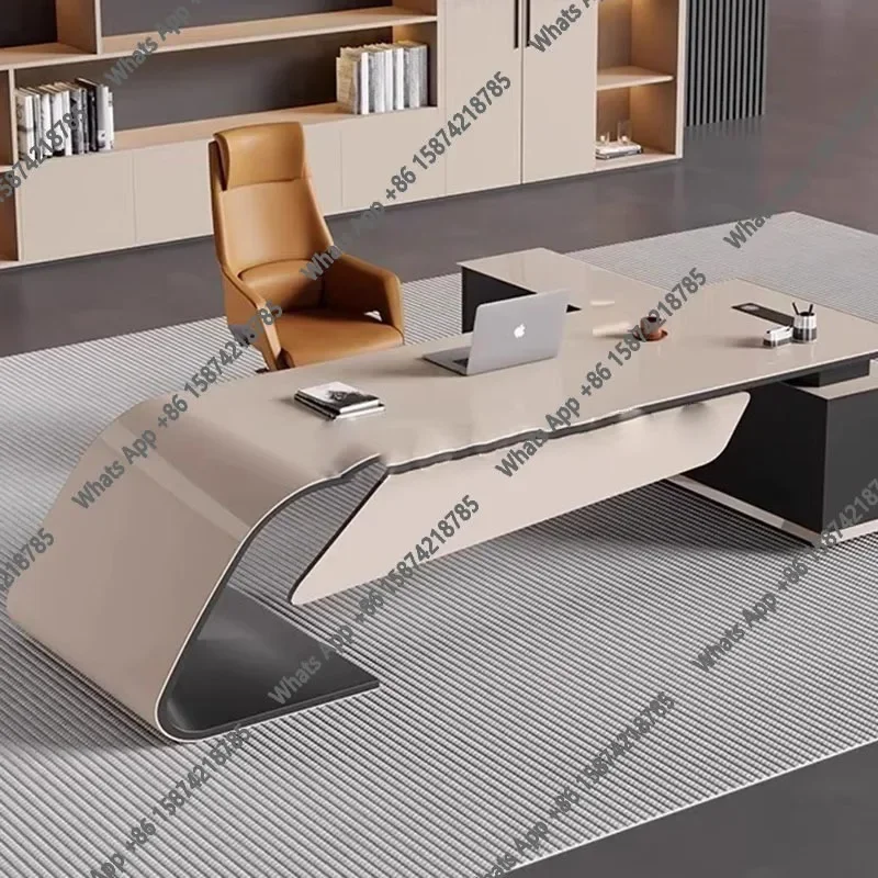 

JS Standing Adjustable Office Desk Computer Gaming Organizers Reception Office Desk Aesthetic Minimalist Ufficio Salon Furniture