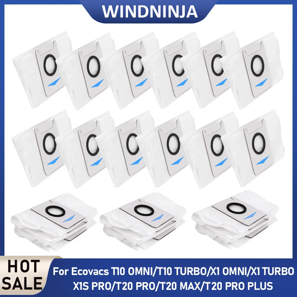 Staubbeutel-Ersatzteile für Ecovacs Deebot X1 OMNI/TURBO/X1S PRO, T10 OMNI/TURBO, T20 Pro/MAX/PRO PLUS Roboterstaubsauger Staubsammelbeutel