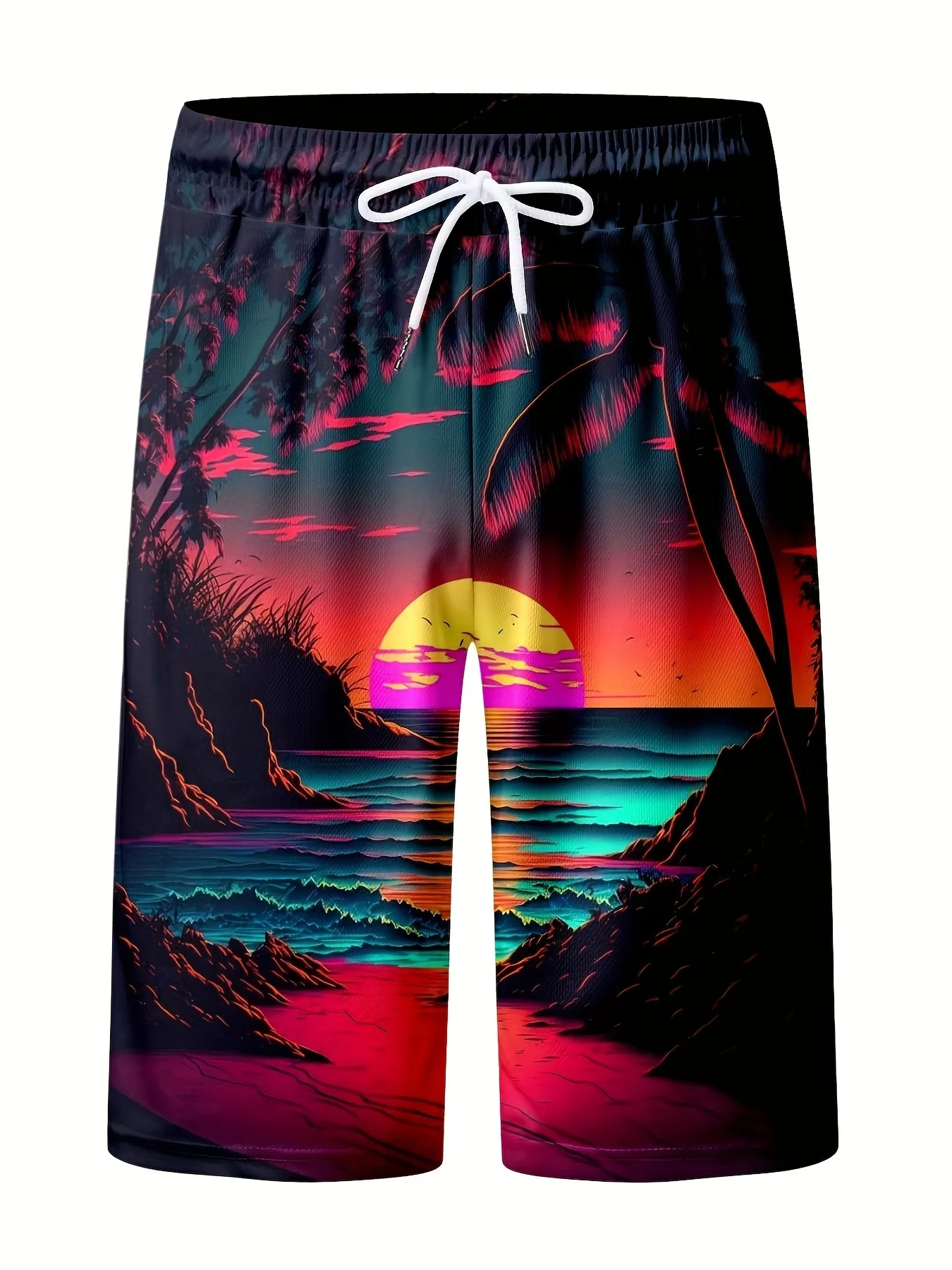 Heren tropische zonsondergang  - Swim Trunk Quick Dry recensie en prijs