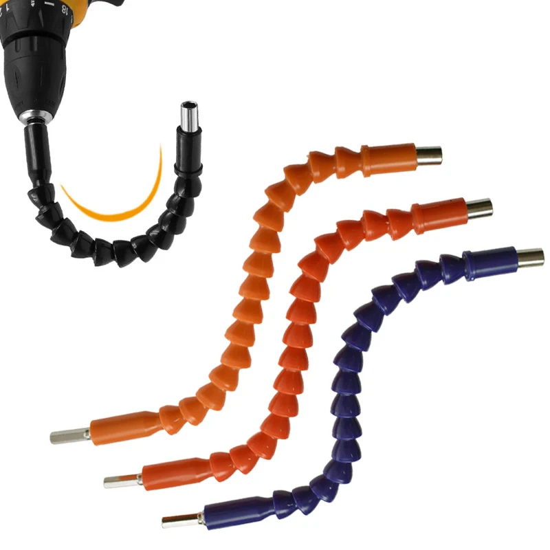 1 PC 295 มม.360 องศาไขควง BEND Universal ADAPTER EXTENSION Rod เจาะบิตเพลาแบบยืดหยุ่นไฟฟ้ามือเจาะเครื่องมือ