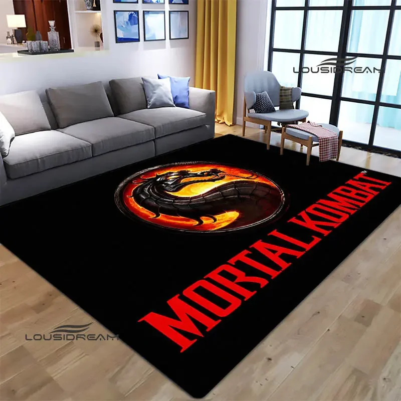 MORTAL KOMBAT cartoon printed carpet Non-slip carpet Yoga mat carpets for living room area rug Door pad anime rug birthday gift