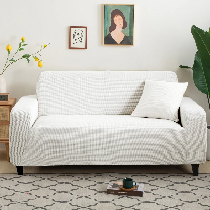 Sofabezug Elastisch für Wohnzimmer Zuhause Jacquard Stretch Schonbezüge Eckcouchbezüge 1/2/3/4 Sitzer L-Form Kostenloser Einkauf – Detail 20