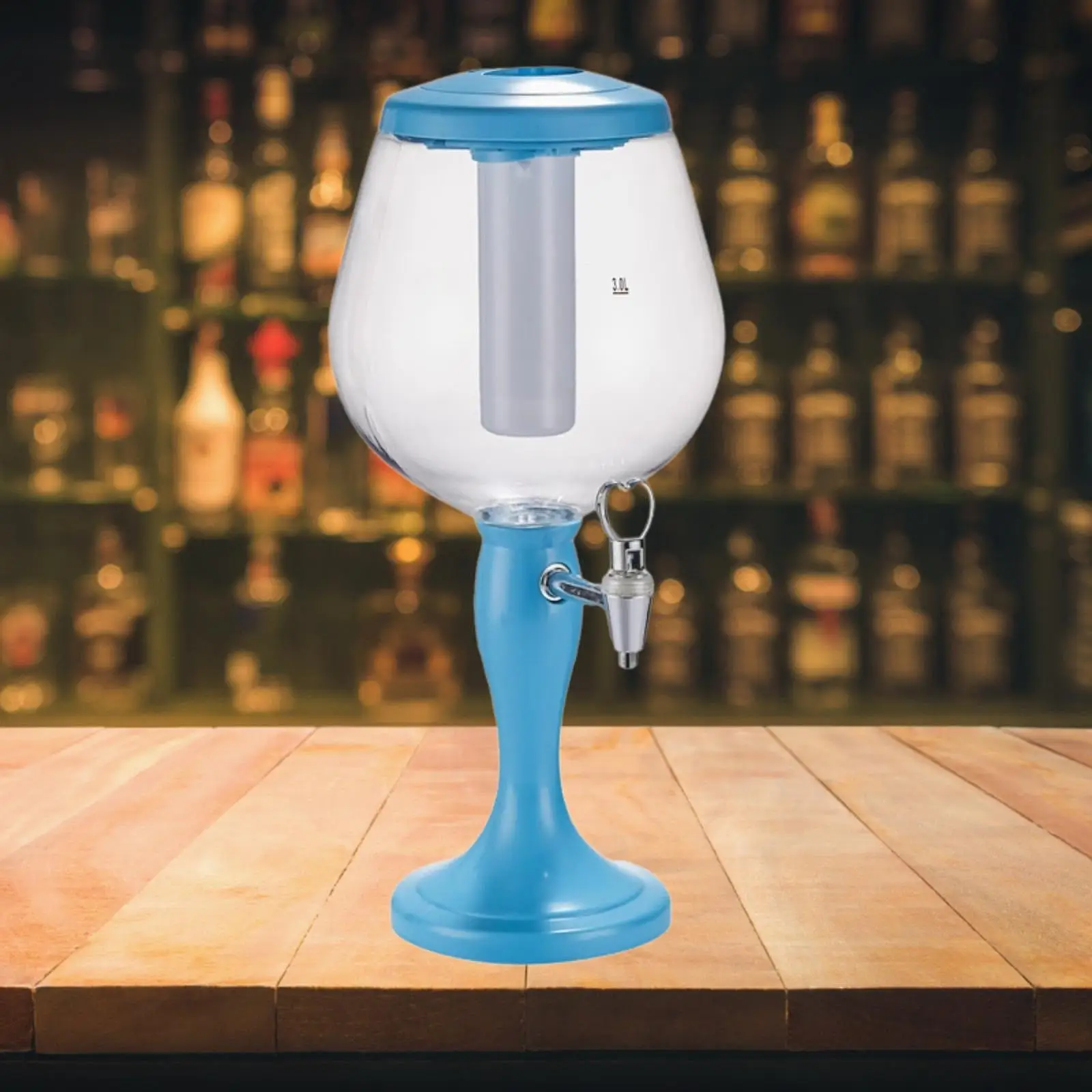 Beer Beverage Dispenser 3L Drink Dispenser for Gameday Kitchen Outdoor