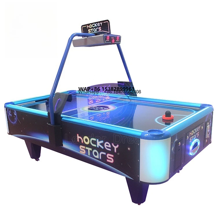 LeaderDream 2024 Adult Air Hockey Table Equipment Air Hockey Coin Operated Air Hockey Arcade Games for Entertainment