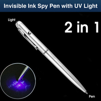 Funny Pen 2 in1 Invisible Ink Magic Security Handwriting Pen With UV Light