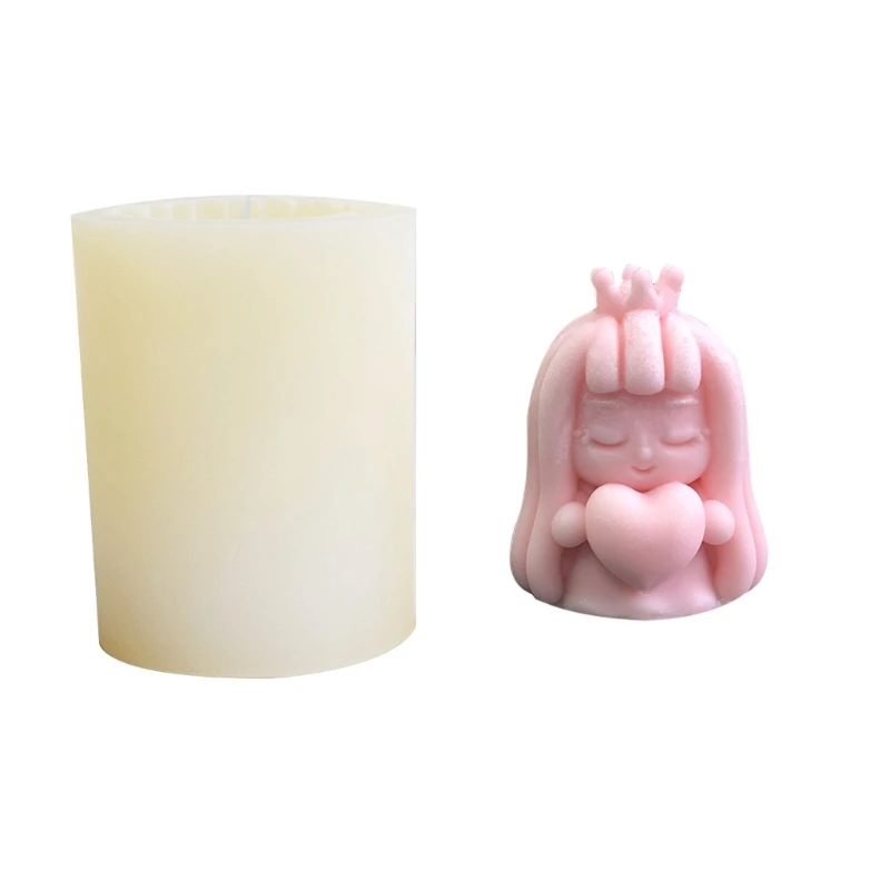 

Figure Silicone Mold Girl with Love Candle Mold Reusable Aromatherapys Resin Mold DIY Scented Candle Epoxy Mold Decors DropShip