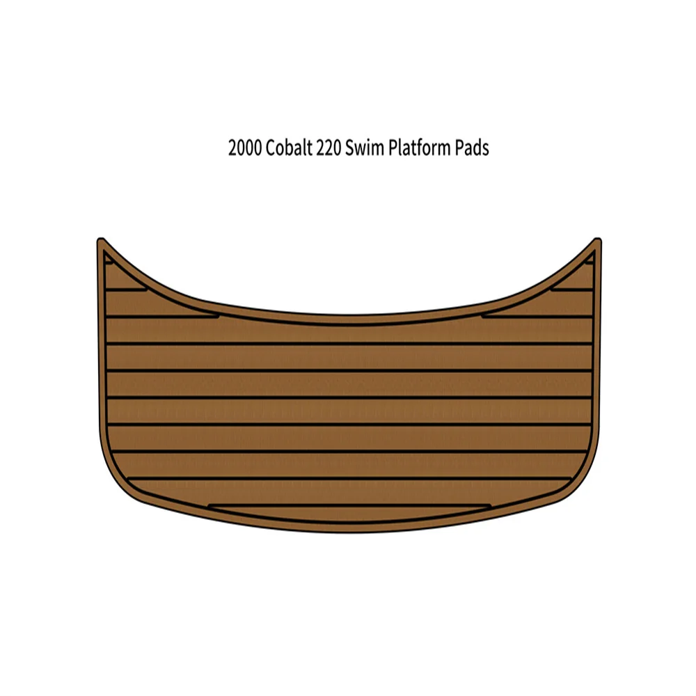 

2000 Cobalt 220 Swim Platform Boat EVA Faux Foam Teak Deck Floor Pad