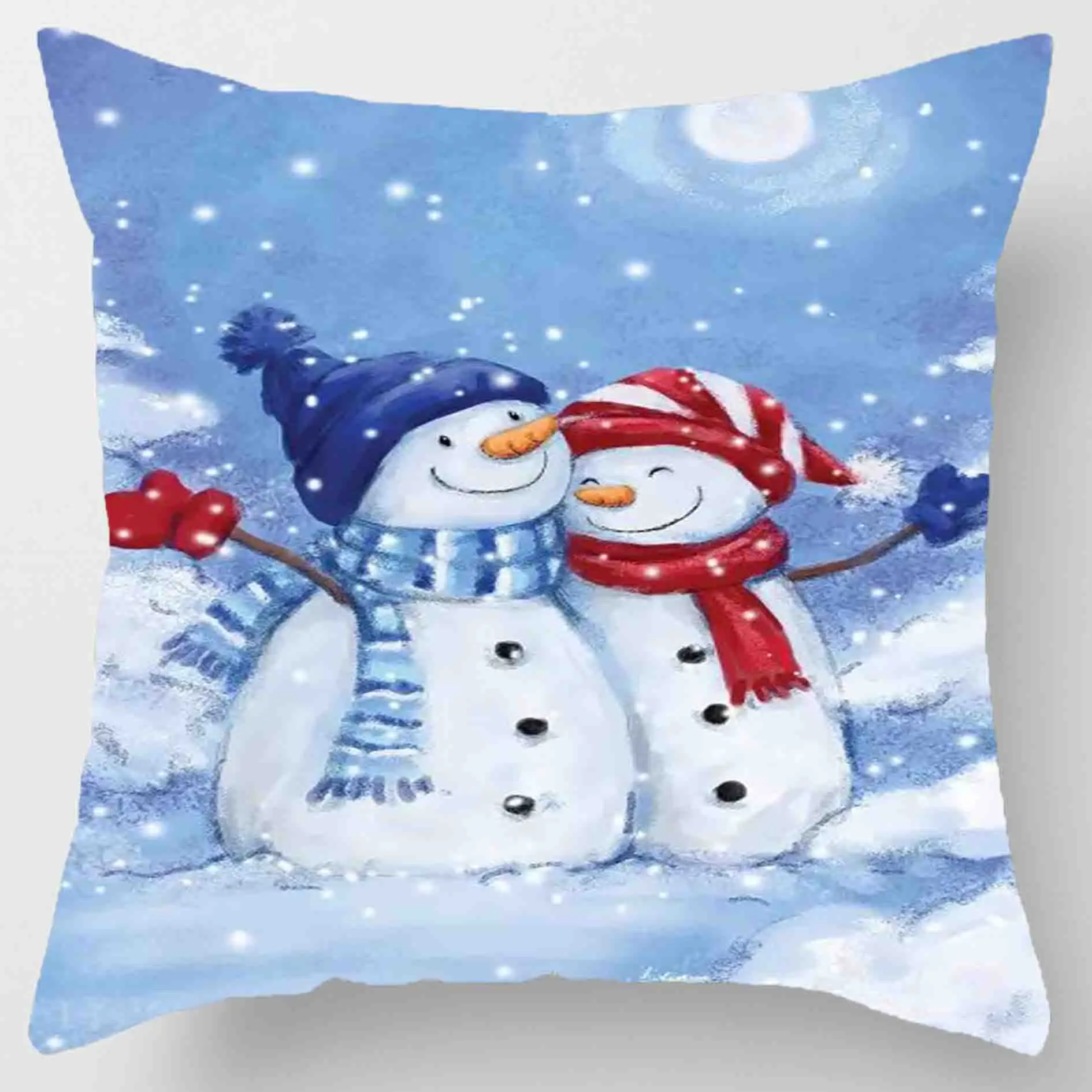 Christmas Snowman Cuddle Pillowcase Family Christmas Pillowcase 2024 Christmas decorations Christmas Snowman Gift 2025 Happy New