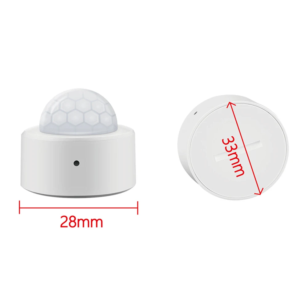 

ZigBee 3.0 Smart Home PIR Sensor - 120° Angle 5m Human Motion Detector, Security Device Works with Smart Life, Anti-Interference