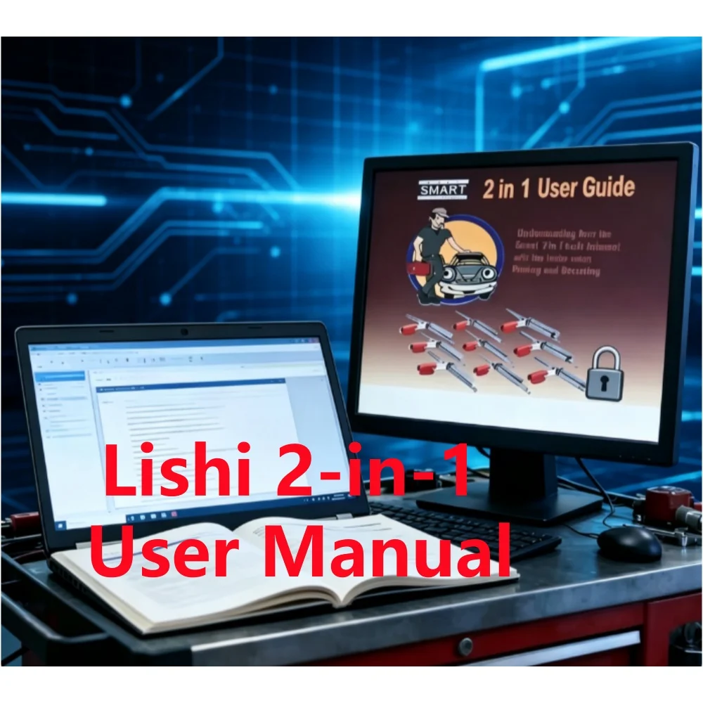 2026 new Lishi 2-in-1 Locksmith Tool User Manual Book Instruction Guide for Automotive Locks And Keys