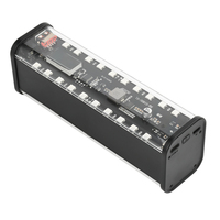 8 Slots DIY 18650 Battery Storage Box Mech Transparent 22.5W Fast Charge Battery Shell Non-welding Battery Holder Case