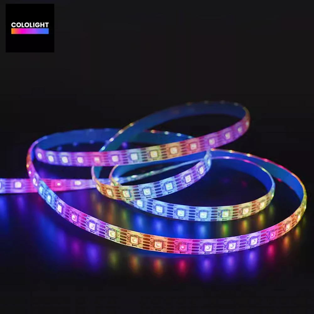 

Cololight LED Light Strip RGB Ambient Lighting Rope Music Sync Smart Controlled Compatible with Siri Alexa Google Assistant