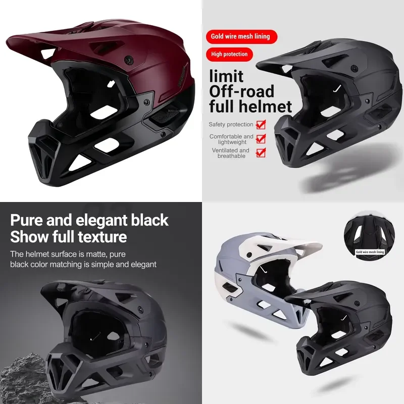 Casco Integral de Alta Calidad para Ciclismo de Descenso y Montaña, Nuevo Casco de Bicicleta
