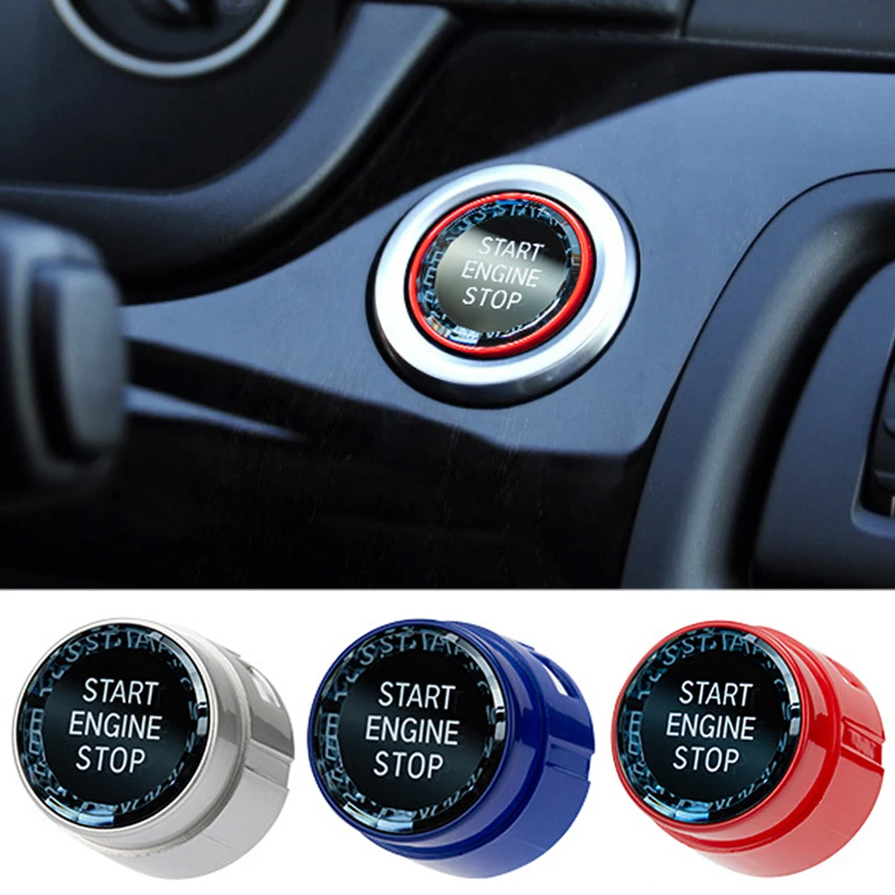 Car Styling ENGINE START STOP Switch Button Sticker For BMW 1 2 3 4 5 6 7 Series F20 F21 F22 F23 F30 F34 F10 F18 F12 F07 F01 F02