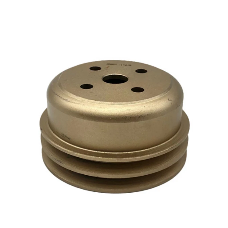 

Excavator accessories Water pump pulley engine for CAT Water pump pulley pulley 4M40 Double Slot Make Smaller Special for CAT