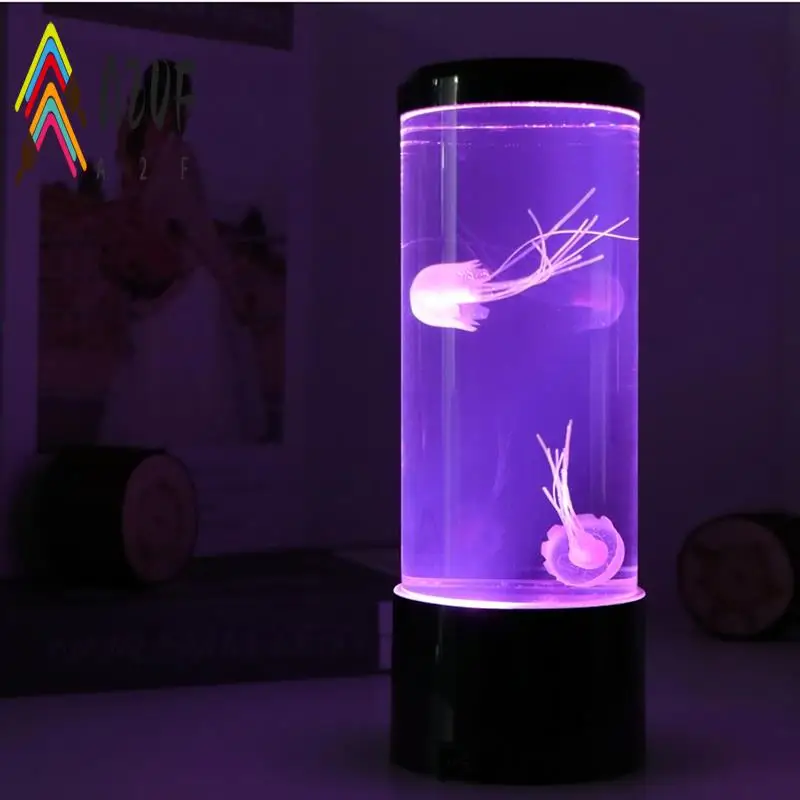 

A20F-LED Медуза Ночник с питанием от USB Красочные режимы освещения для домашнего офиса Настольные декоративные подарки