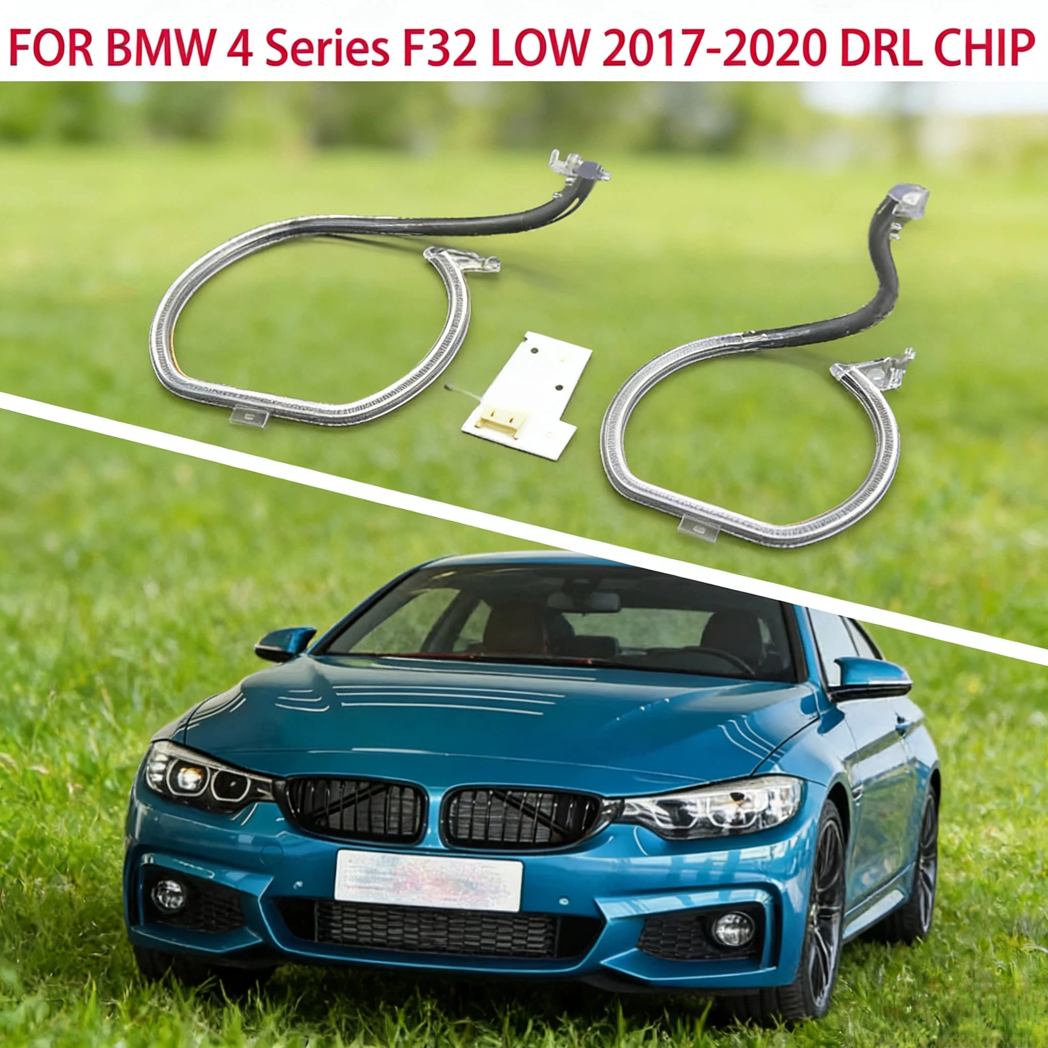 

FOR BMW 4 Series F32 LOW 2017-2020 Car Headlights DRL Light Strips Angel Eyes Chip Ballast Module DRL Maintenance Part